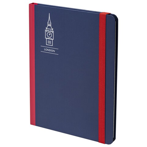 Блокнот А5 Brauberg London 96 листов, клетка 113720 цена за 4 шт , 